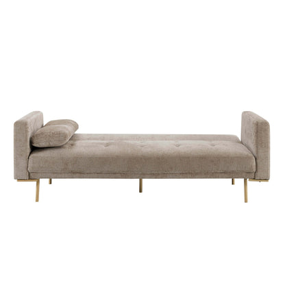 Hudson Click Clack Sofa Bed - Textured Mushroom - DUSK