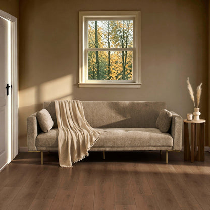 Hudson Click Clack Sofa Bed - Textured Mushroom - DUSK