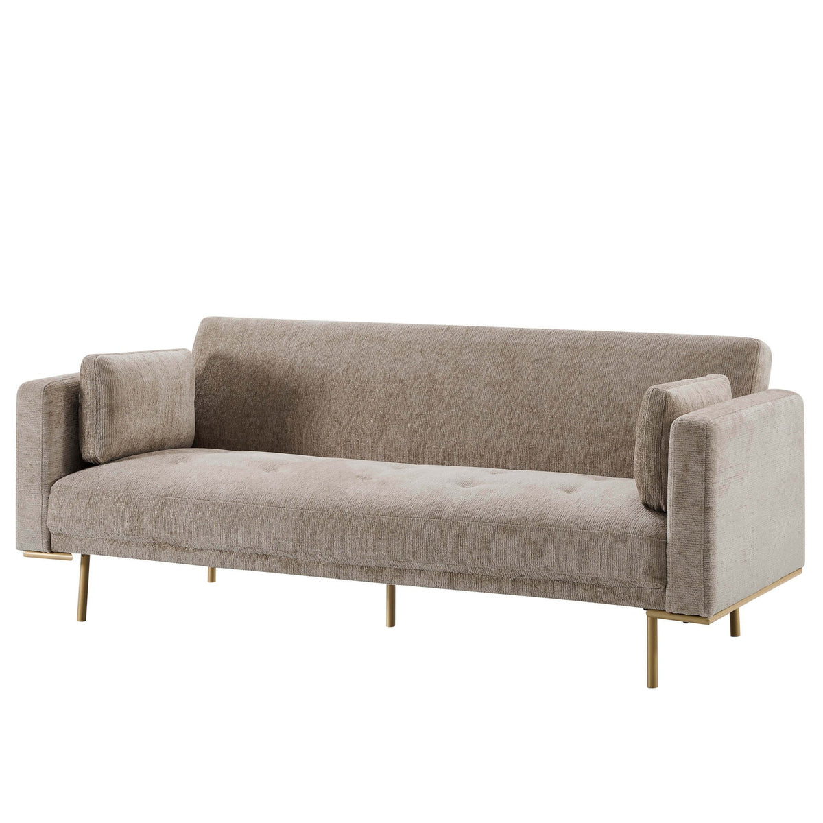 Hudson Click Clack Sofa Bed - Textured Mushroom - DUSK