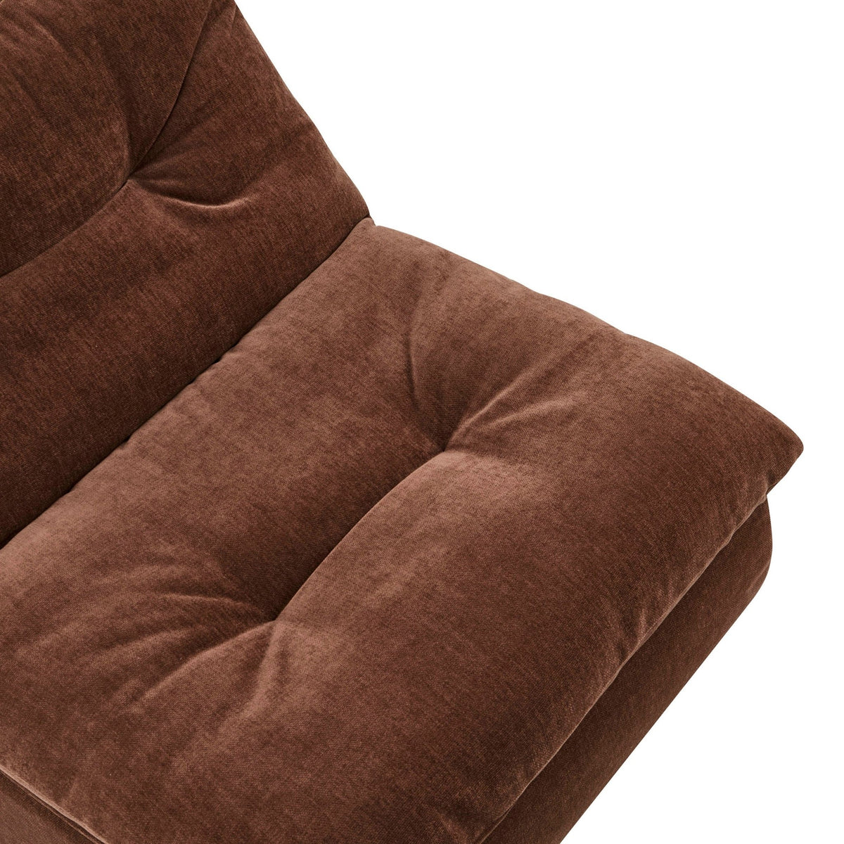 Immy Relaxed Accent Chair - Chenille Dark Rust - DUSK