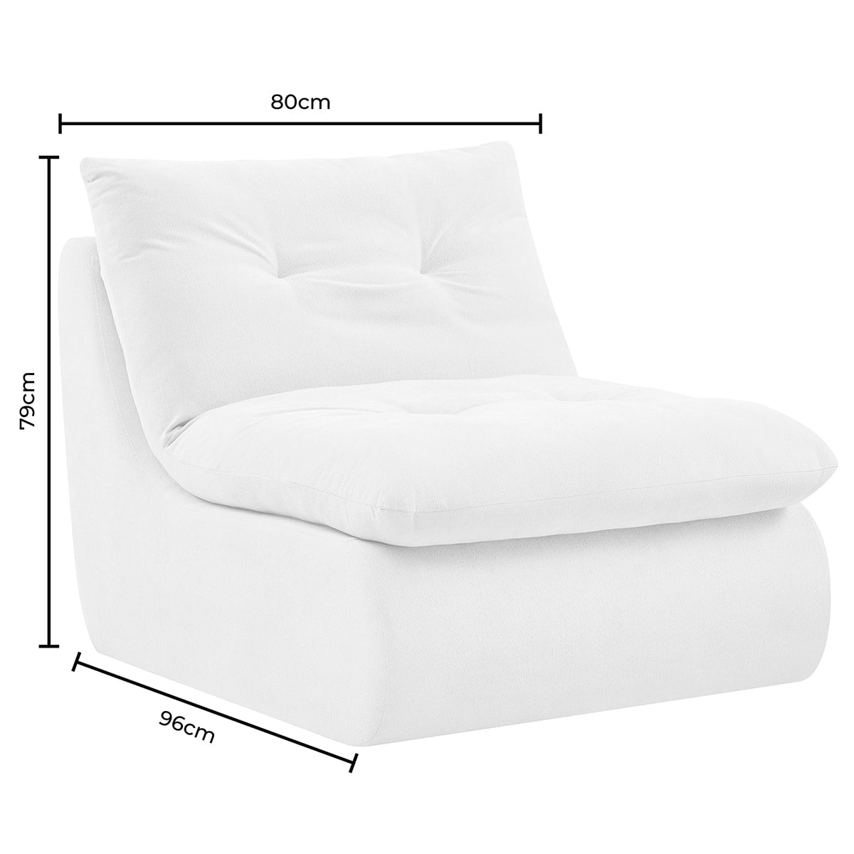 Immy Relaxed Accent Chair - Chenille Dark Rust - DUSK