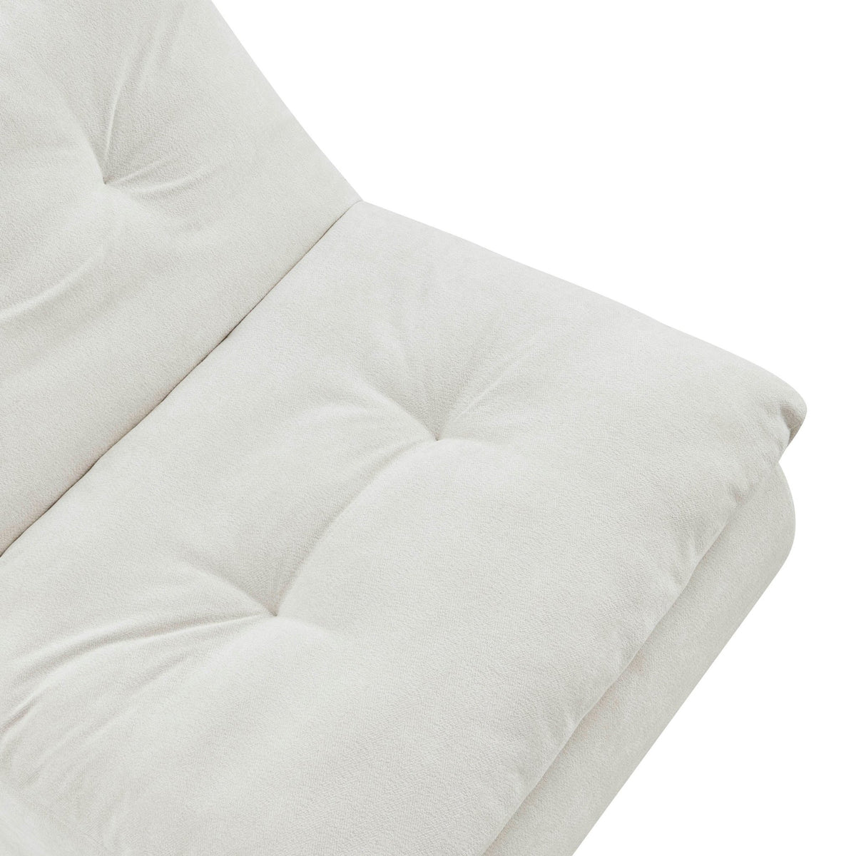 Immy Relaxed Accent Chair - Chenille Ivory - DUSK