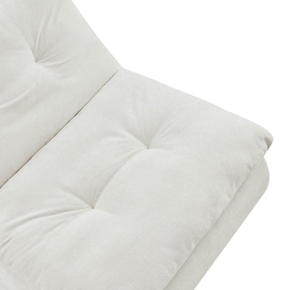 Immy Relaxed Accent Chair - Chenille Ivory - DUSK