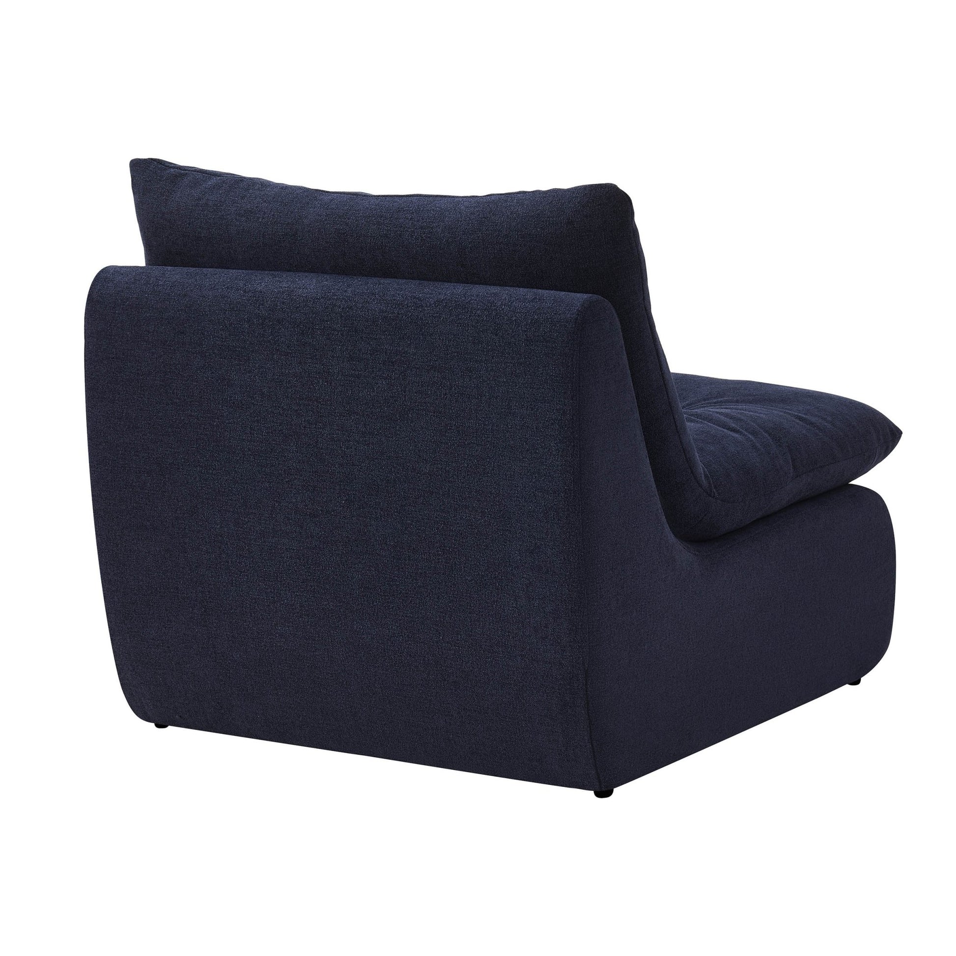 Immy Relaxed Accent Chair - Chenille Navy - DUSK