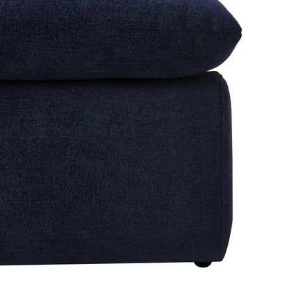 Immy Relaxed Accent Chair - Chenille Navy - DUSK