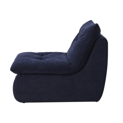 Immy Relaxed Accent Chair - Chenille Navy - DUSK