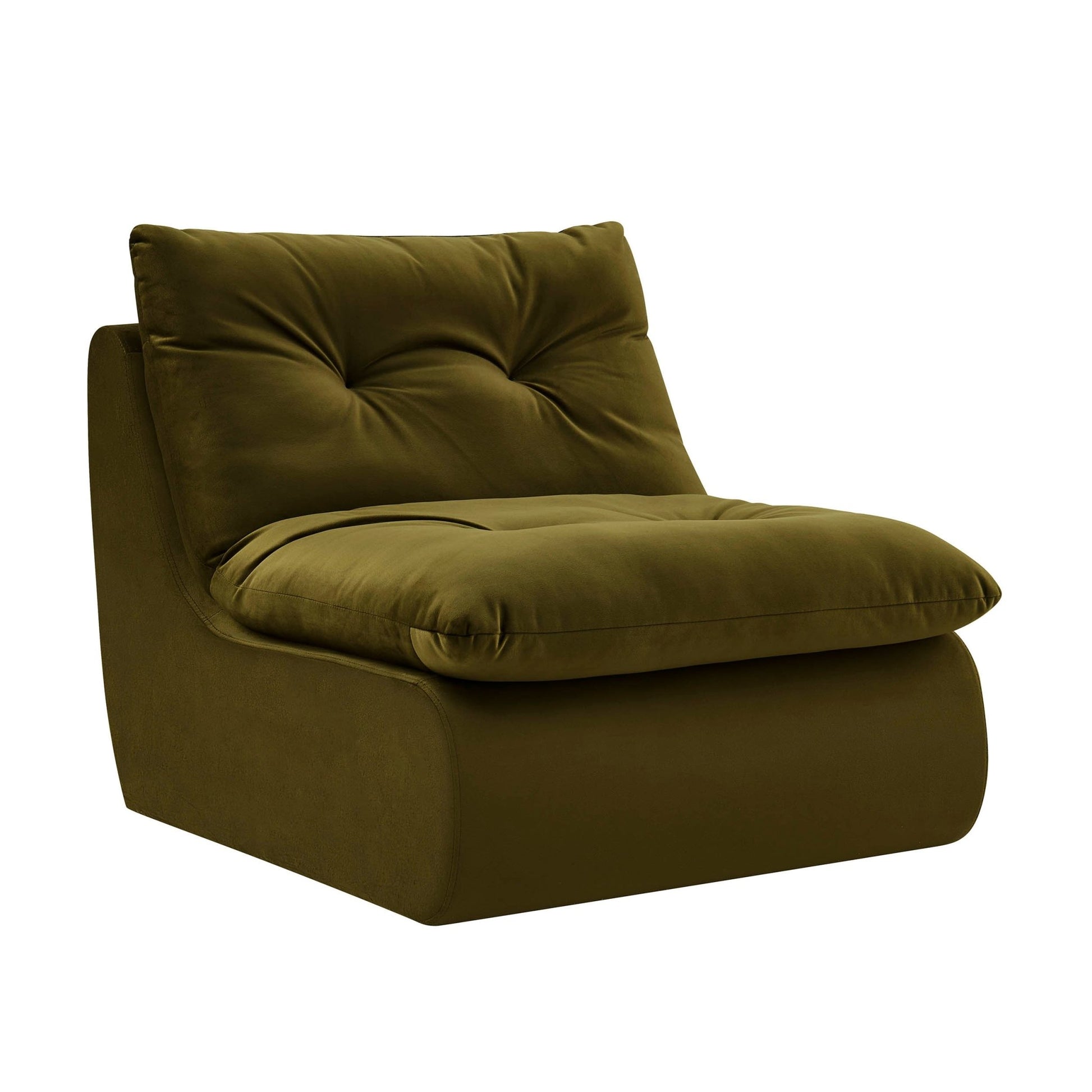 Immy Relaxed Accent Chair - Rich Green - DUSK