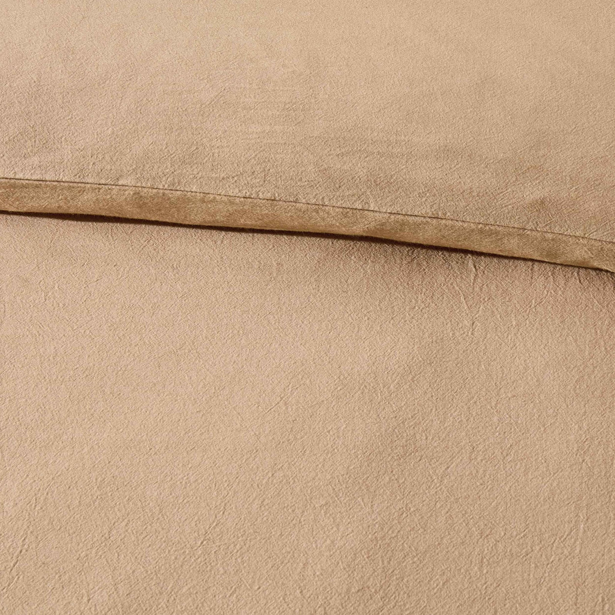 Imogen 100% Cotton Ladder Edge Duvet Cover & Pillowcase Set - Light Taupe - DUSK