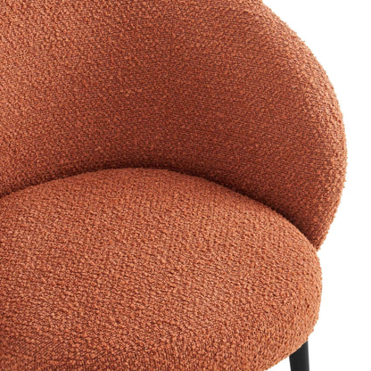 Indy Accent Chair - Boucle Rust - DUSK