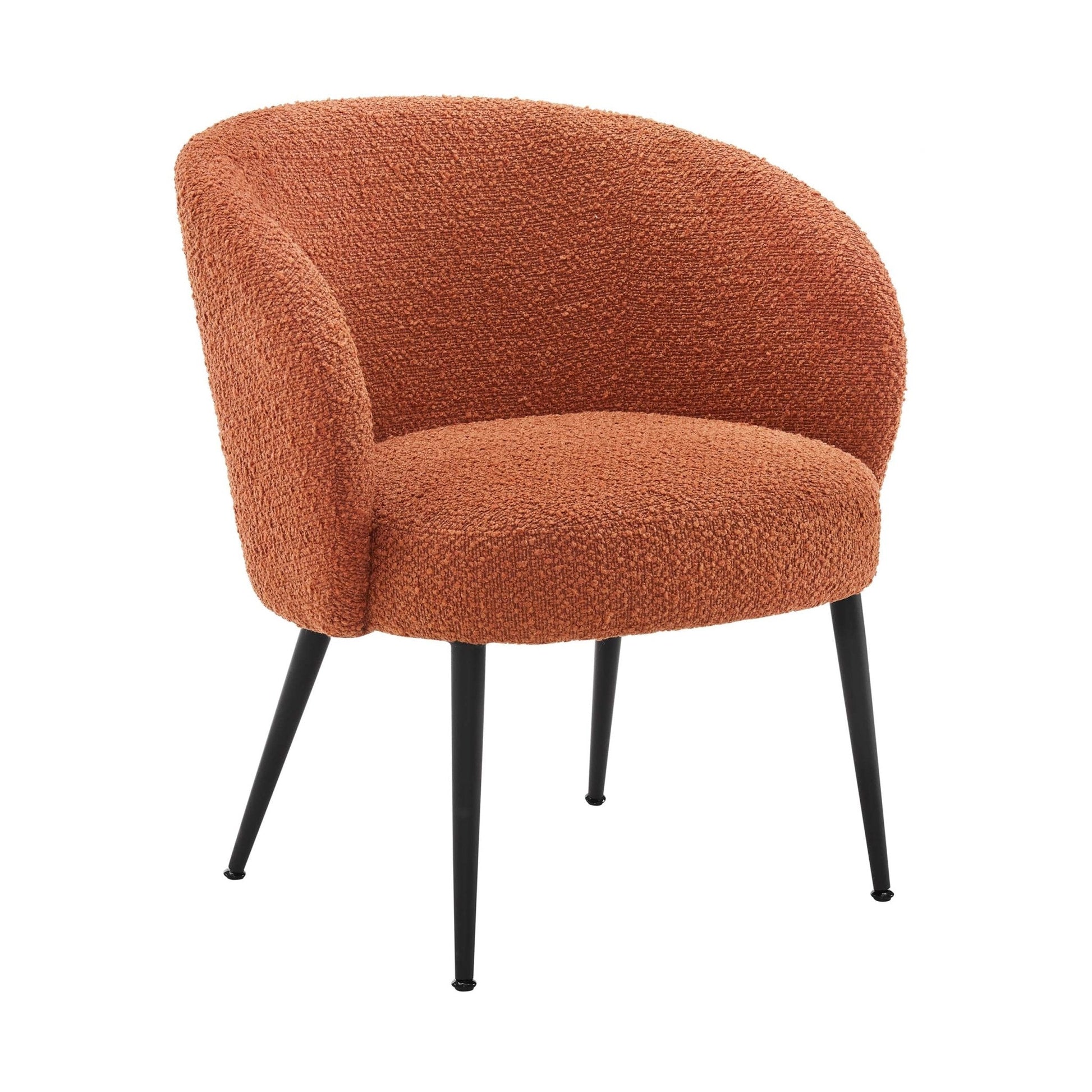 Indy Accent Chair - Boucle Rust - DUSK