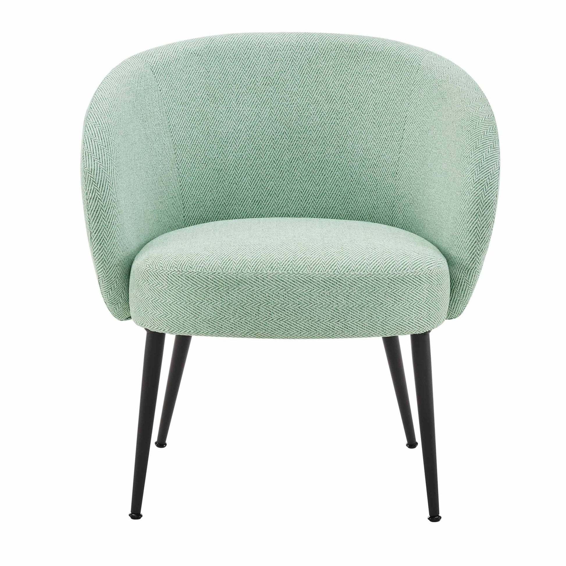 Indy Accent Chair - Green Chevron - DUSK