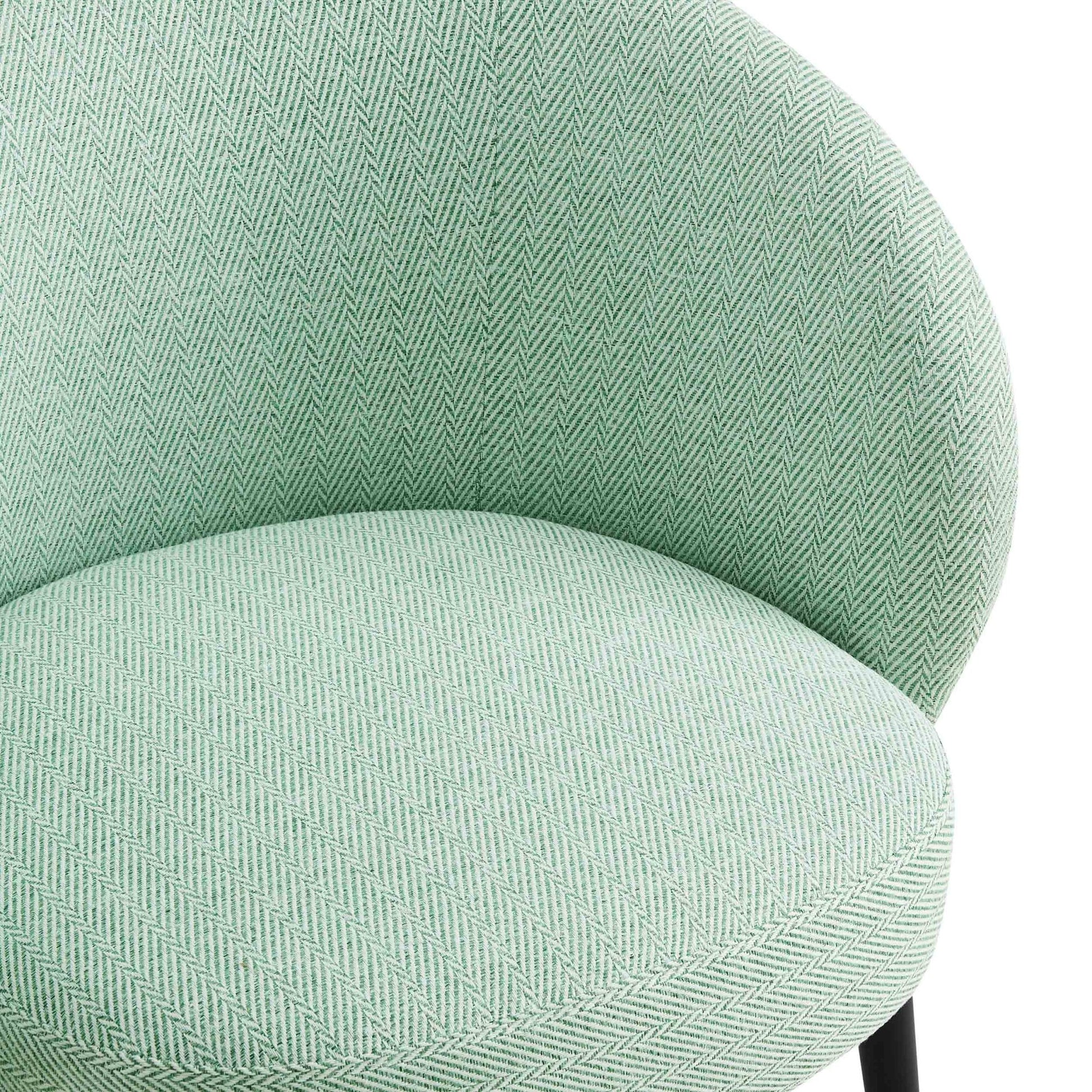 Indy Accent Chair - Green Chevron - DUSK