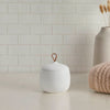 Ingrid Modern Resin Storage Pot - White - DUSK