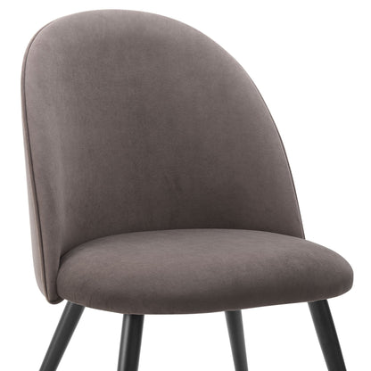 Iris Set of 2 Dining Chairs - Taupe - DUSK