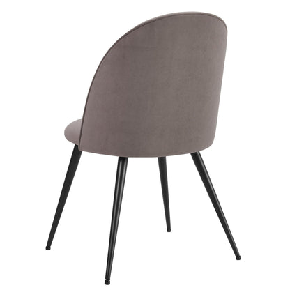 Iris Set of 2 Dining Chairs - Taupe - DUSK