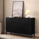 Isabella 3 Door Sideboard - Black - DUSK
