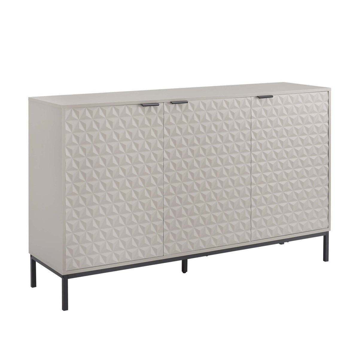 Isabella 3 Door Sideboard - Taupe - DUSK