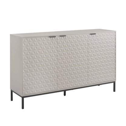 Isabella 3 Door Sideboard - Taupe - DUSK