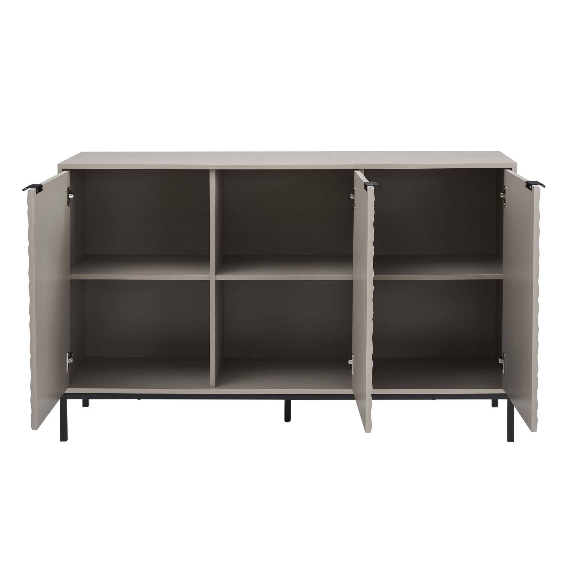 Isabella 3 Door Sideboard - Taupe - DUSK