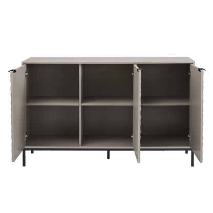 Isabella 3 Door Sideboard - Taupe - DUSK