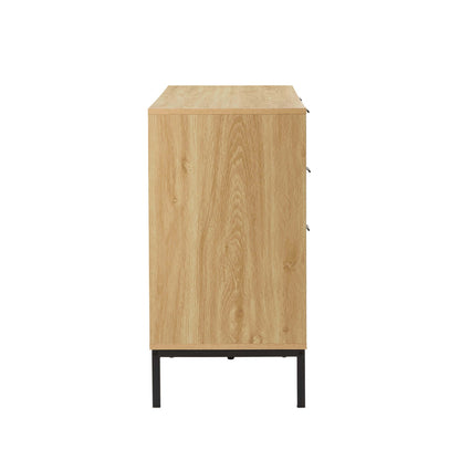 Isabella 6 Drawer Chest - Light Wood - DUSK