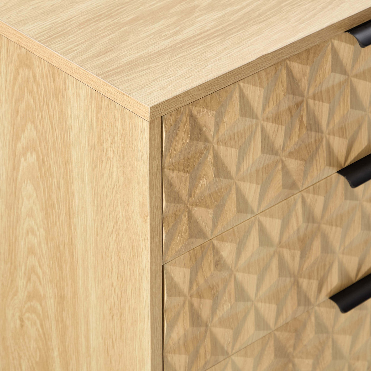 Isabella 6 Drawer Chest - Light Wood - DUSK