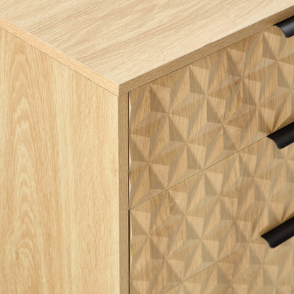 Isabella 6 Drawer Chest - Light Wood - DUSK