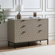 Isabella 6 Drawer Chest - Taupe - DUSK