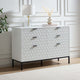 Isabella 6 Drawer Chest - White - DUSK
