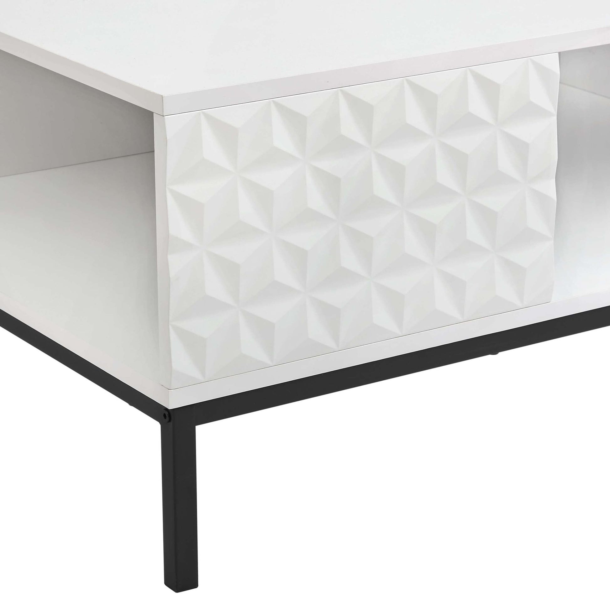 Isabella Coffee Table - White - DUSK