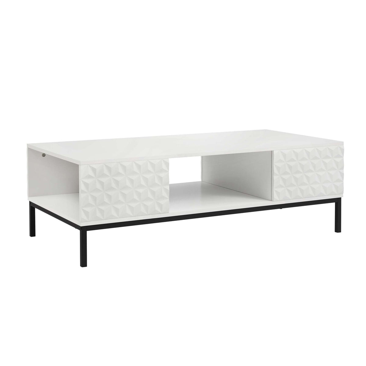 Isabella Coffee Table - White - DUSK