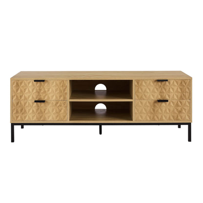 Isabella TV Unit - Light Wood - DUSK