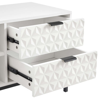 Isabella TV Unit - White - DUSK
