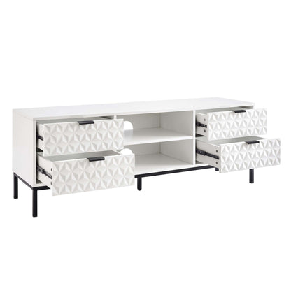 Isabella TV Unit - White - DUSK