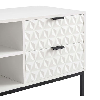 Isabella TV Unit - White - DUSK