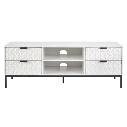 Isabella TV Unit - White - DUSK