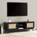 Isla 140cm TV Unit - Black - DUSK