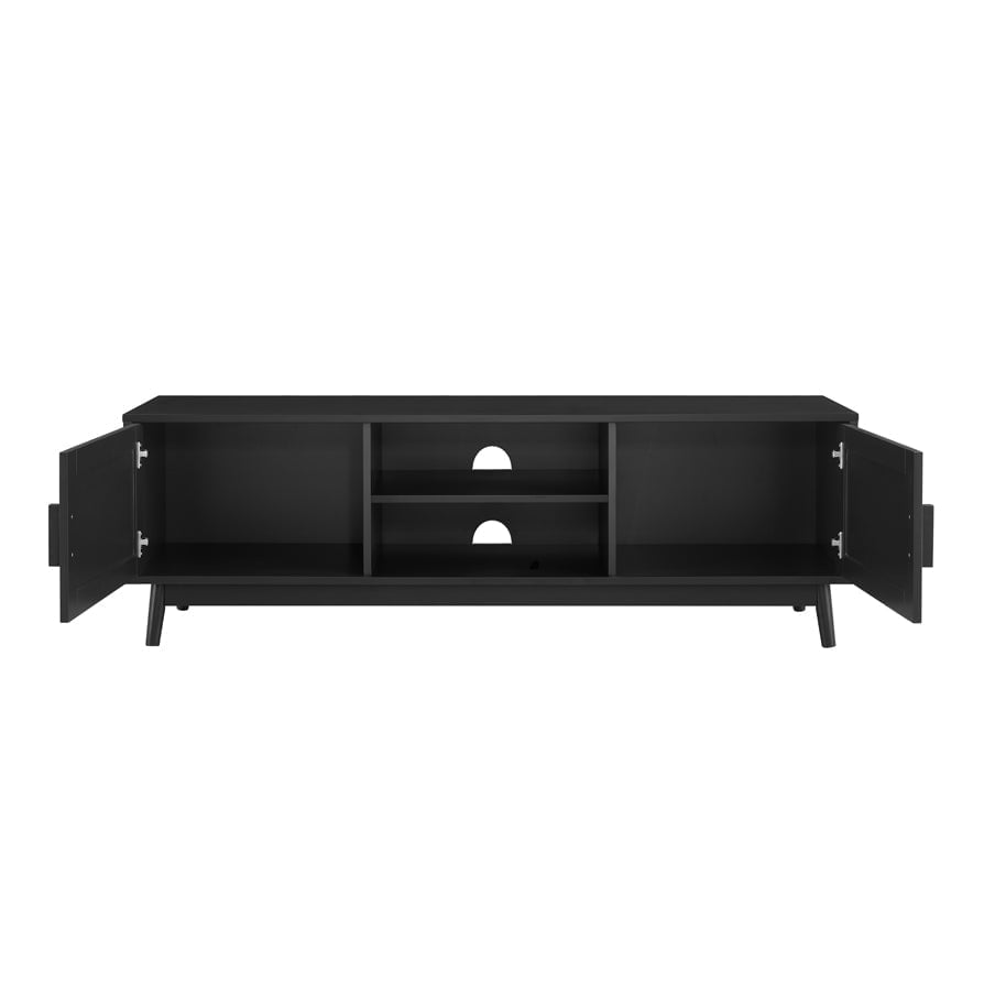 Isla 140cm TV Unit - Black - DUSK