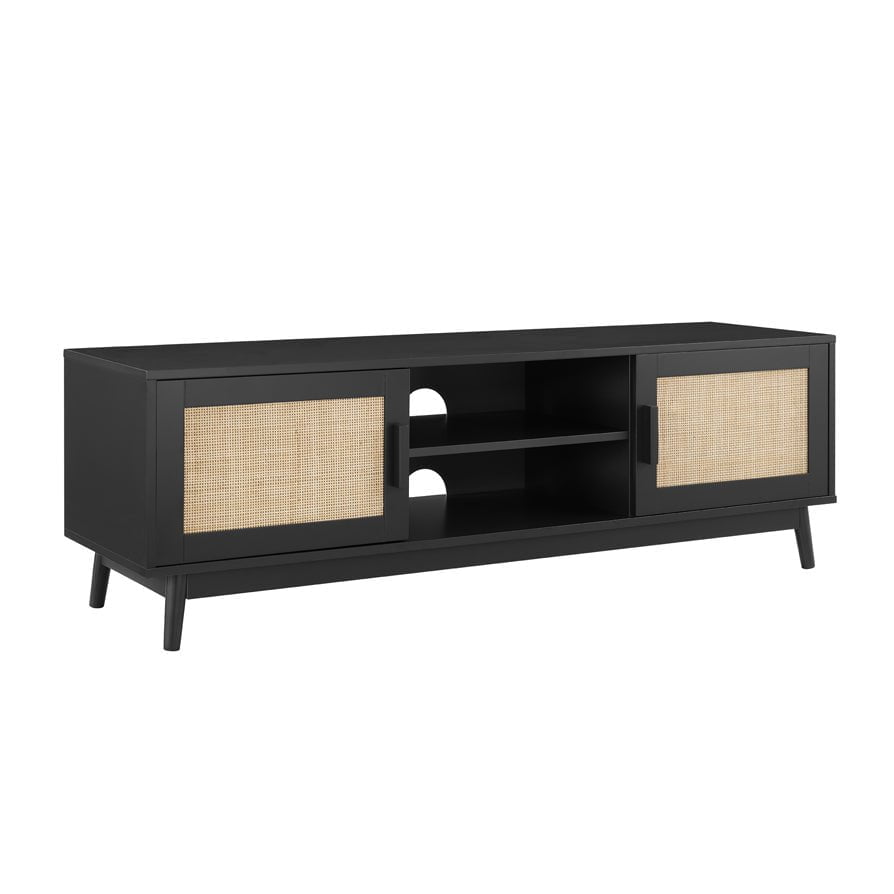 Isla 140cm TV Unit - Black - DUSK