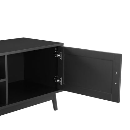 Isla 140cm TV Unit - Black - DUSK