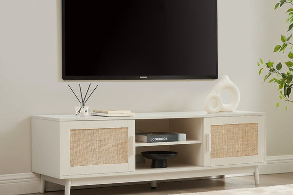 Isla 140cm TV Unit - Stone - DUSK