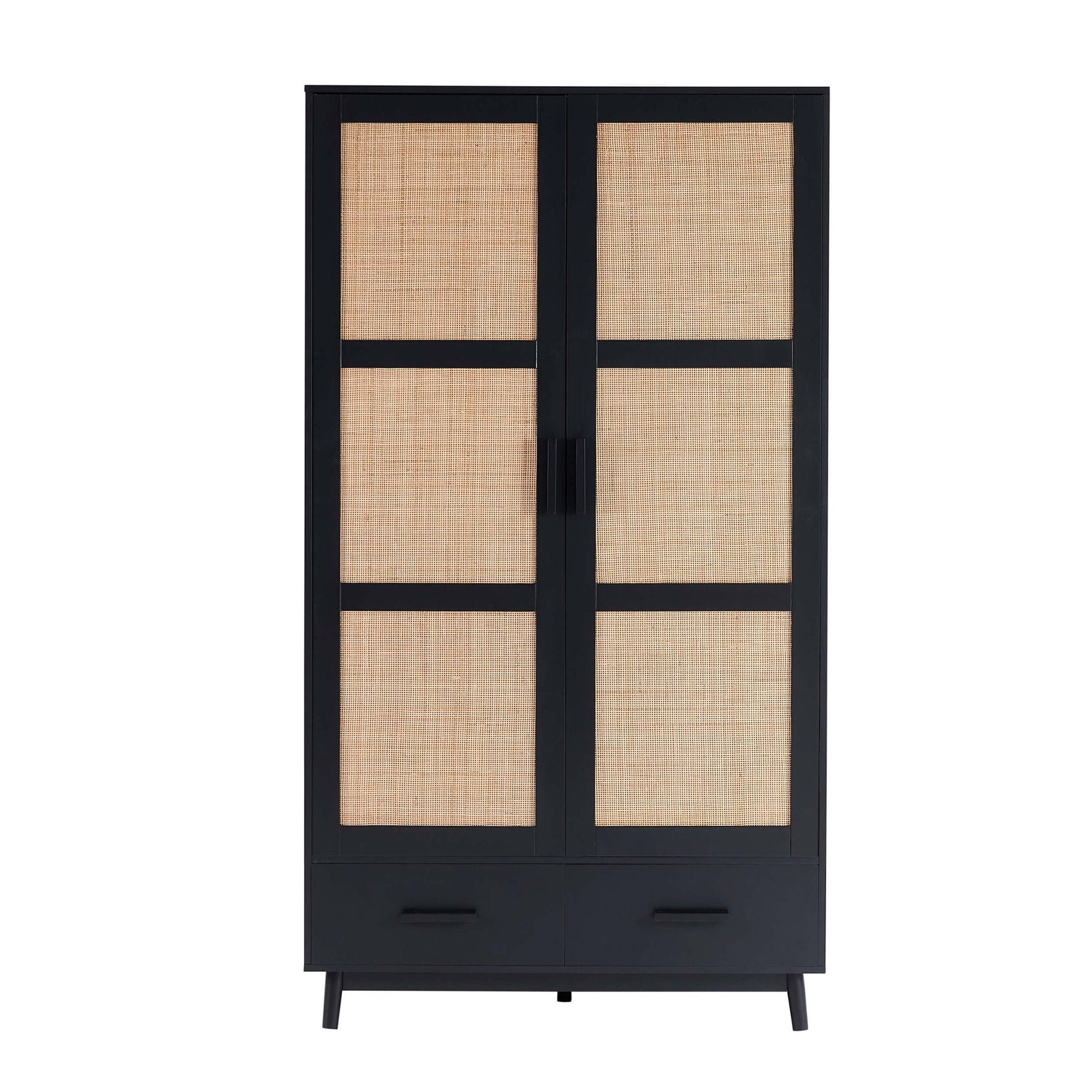 Isla 2 Door Wardrobe - Black - DUSK