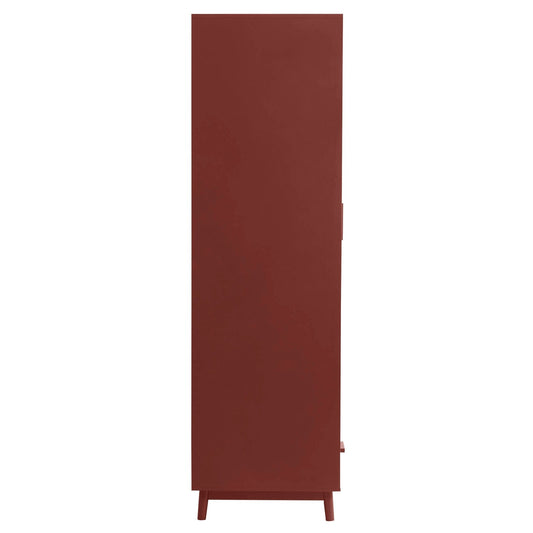 Isla 2 Door Wardrobe - Burnt Red - DUSK