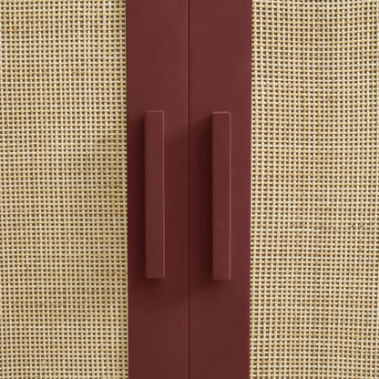 Isla 2 Door Wardrobe - Burnt Red - DUSK