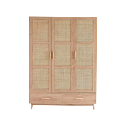 Isla 3 Door Wardrobe - Natural - DUSK