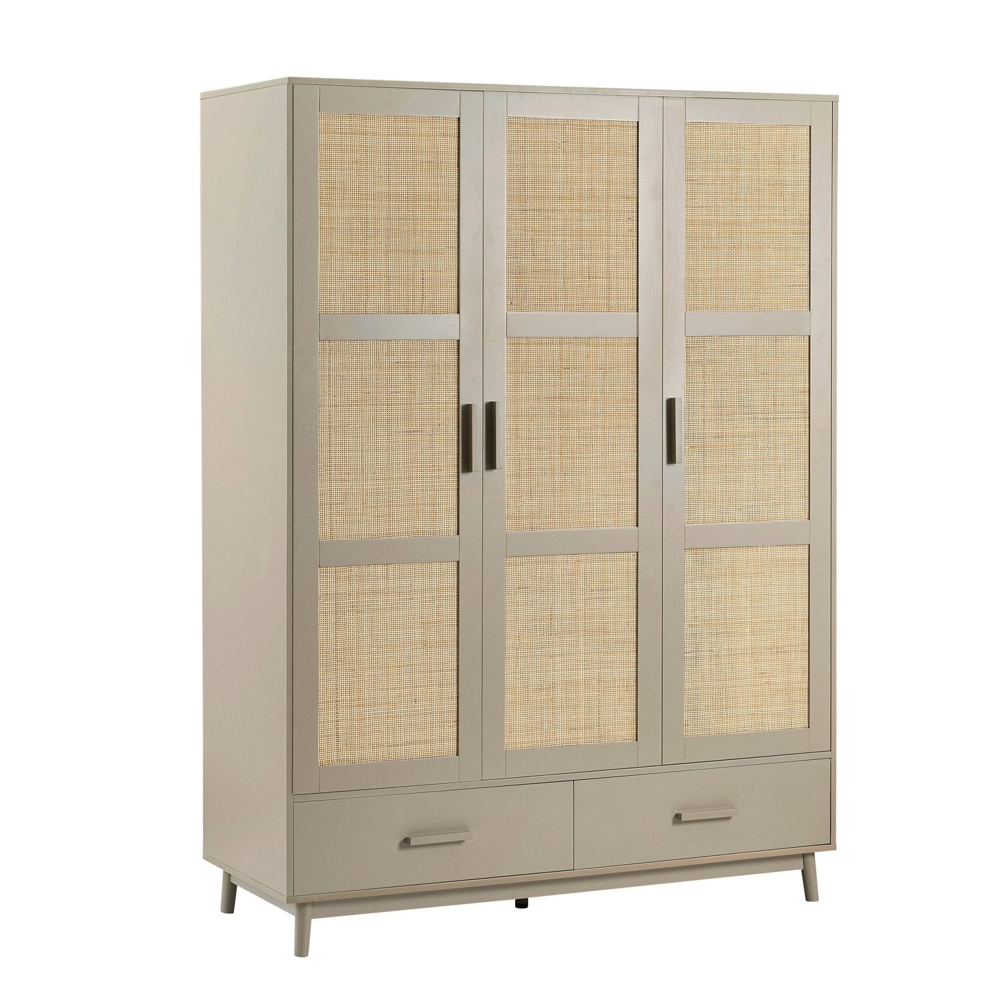 Isla 3 Door Wardrobe - Taupe - DUSK