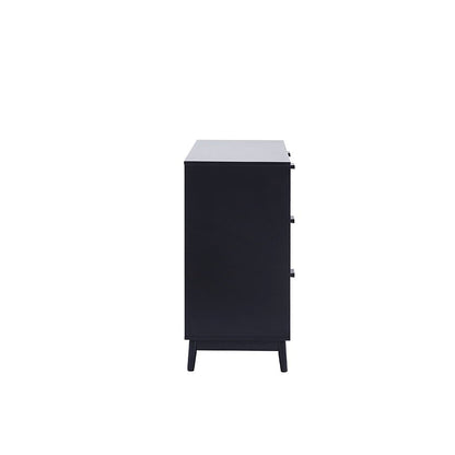 Isla 6 Drawer Chest - Black - DUSK