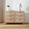 Isla 6 Drawer Chest - Natural - DUSK