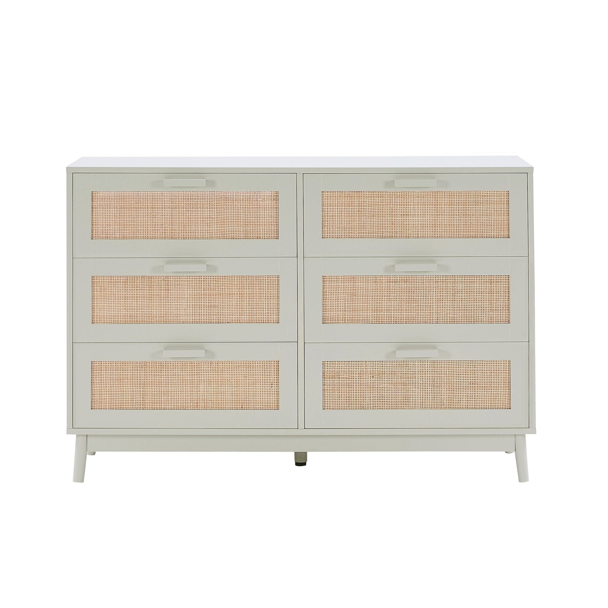 Isla 6 Drawer Chest - Sage Green - DUSK