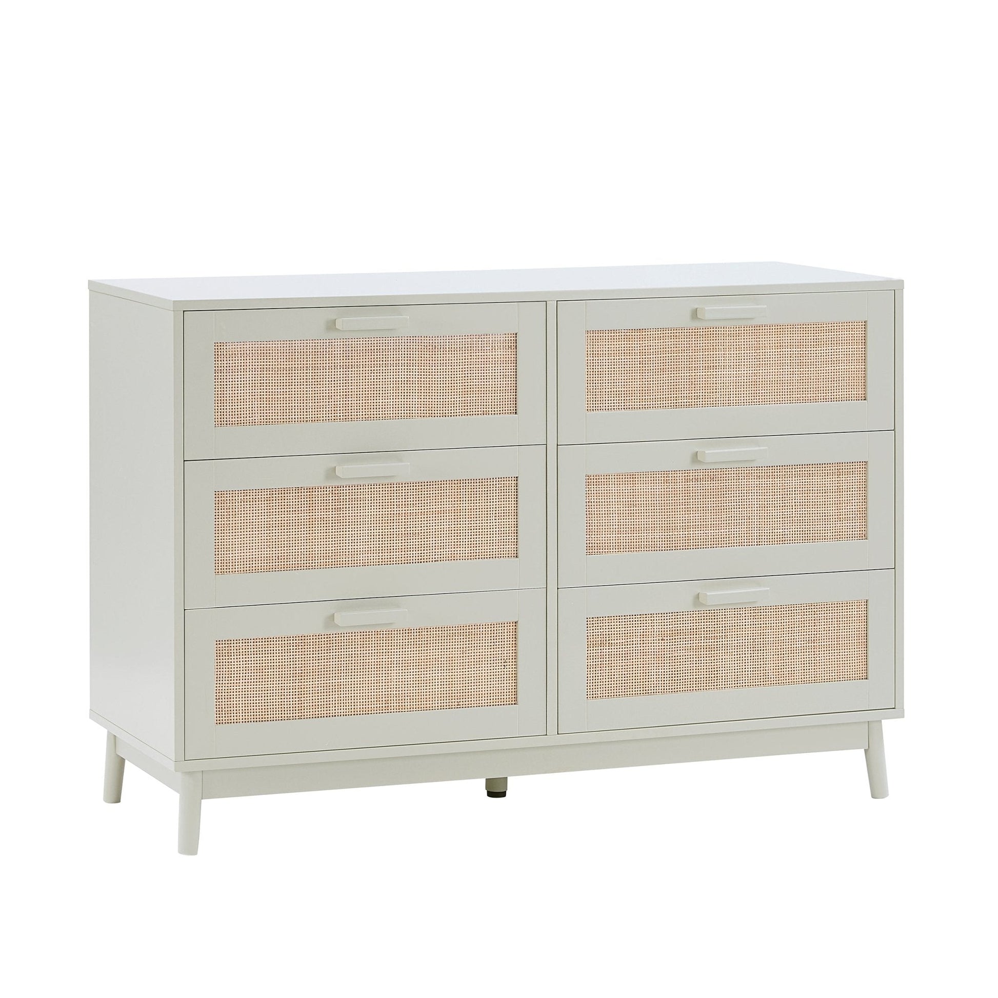 Isla 6 Drawer Chest - Sage Green - DUSK